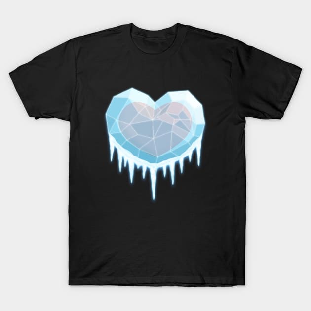 Heart of Ice V2 T-Shirt by julianarnold
